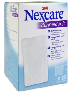 Nexcare Sterimed Soft Gasas Estériles 36 X 40 Cm, 12 Gasas