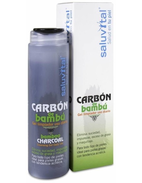 Badimor Gel Carbón De Bambú Limpiador Facial, 200 Ml