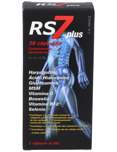 Rs7 Articulaciones Plus, 30 Cápsulas