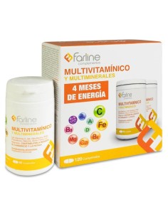 Duplo Farline Pack Multivitamínico, 2X60 Comprimidos