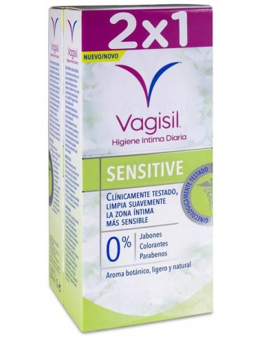 Vagisil Sensitive Duplo Higiene Íntima 2X250Ml