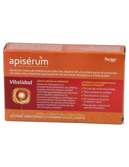Apiserum Vitalidad 30 Caps Blandas
