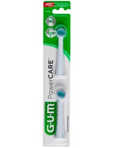 Gum Powercare Recambios Cepillo Eléctrico, 2 Ud
