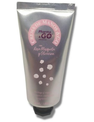 Pharma Y Go Crema De Manos Y Go Con Rosa Mosqueta Y Glicerina, 50 G