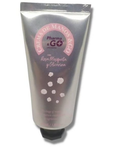 Pharma Y Go Crema De Manos Y Go Con Rosa Mosqueta Y Glicerina, 50 G