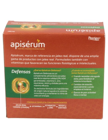 Apiserum Defensas 18 Viales Bebibles