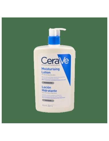 Cerave Loción Hidratante Pieles Secas O Muy Secas, 1 L