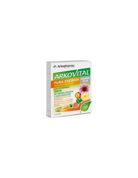Arkopharma Arkovital Pura Energía Inmunoplus, 30 Comprimidos
