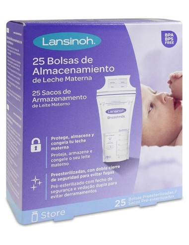 Bolsas De Almacenamiento De Leche Materna 25Ud.