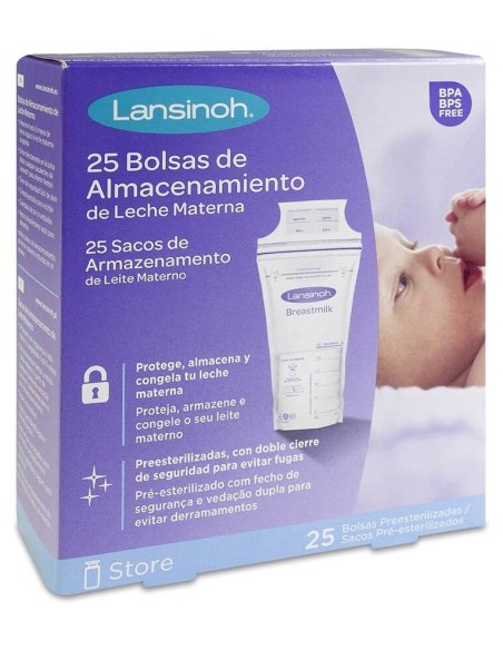Bolsas De Almacenamiento De Leche Materna 25Ud.