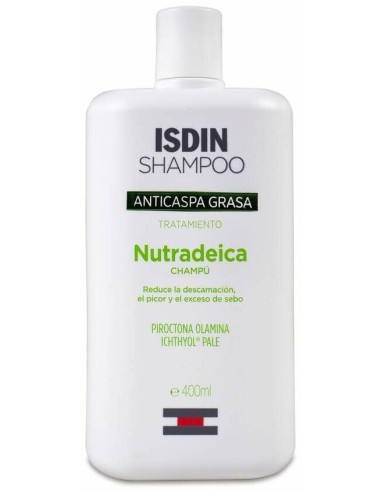 Isdin Shampoo Nutradeica Champú Anticaspa Grasa 400Ml