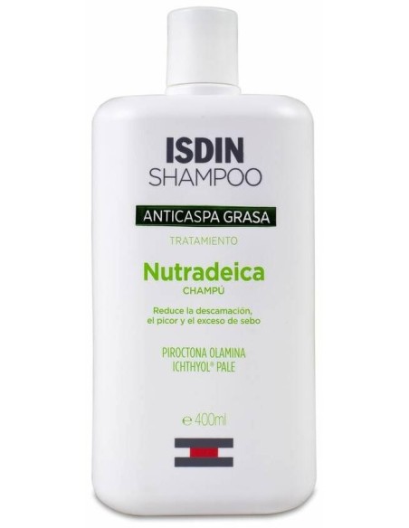 Isdin Shampoo Nutradeica Champú Anticaspa Grasa 400Ml