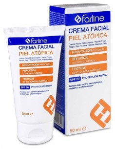 Farline Crema Facial Piel Atópica Spf 20, 50 Ml 2