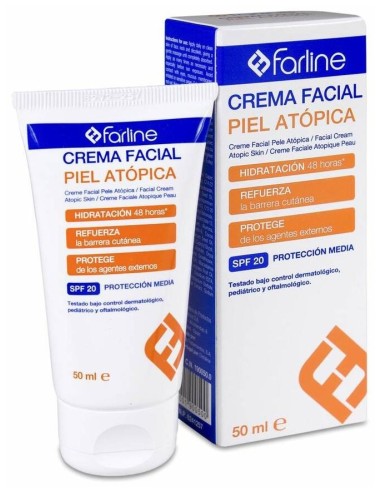 Farline Crema Facial Piel Atópica Spf 20, 50 Ml