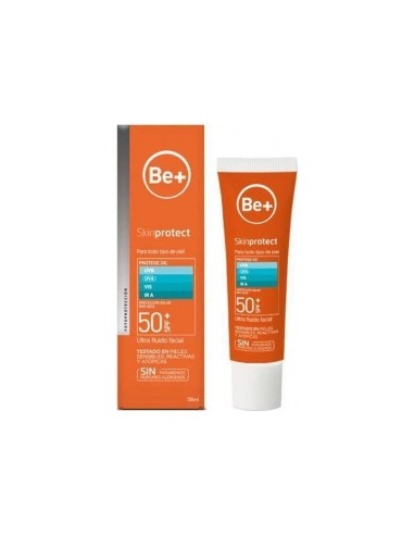 Be+ Skin Protect Ultra Fluido Facial Fps 50+, 50 Ml