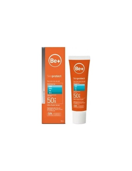 Be+ Skin Protect Ultra Fluido Facial Fps 50+, 50 Ml