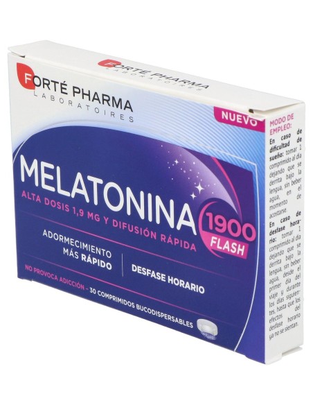 Forté Pharma Melatonina 1900 Flash, 30 Uds