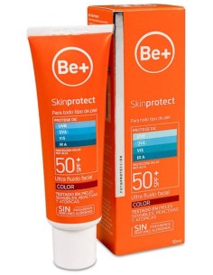 Be+ Skin Protect Ultra Fluido Facial Color Fps 50+, 50 Ml