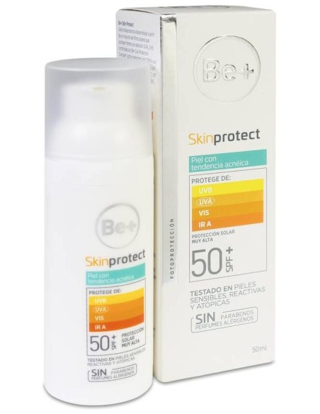 Be+ Skin Protect Piel Con Tendencia Acnéica Spf 50+, 50 Ml