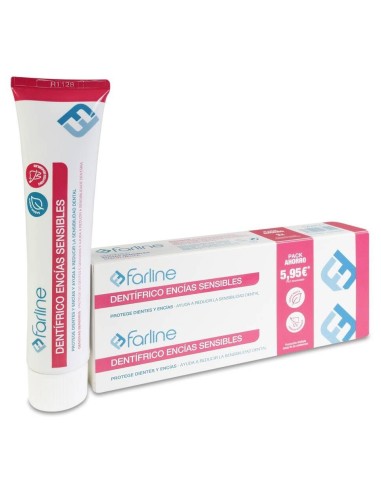 Duplo Farline Pasta Dental Encías Sensibles, 2 X 125 Ml