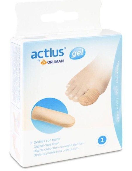 Actius Dedil Tejido Recubierto Gel Acp914 Talla M, 1 Unidad