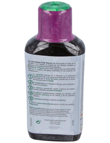 Forté Pharma Forté Detox 5 Órganos 500 Ml