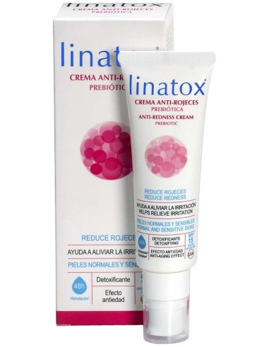 Linatox Crema Anti-Rojeces Prebiótica, 50 Ml