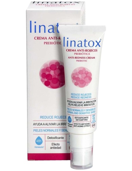 Linatox Crema Anti-Rojeces Prebiótica, 50 Ml