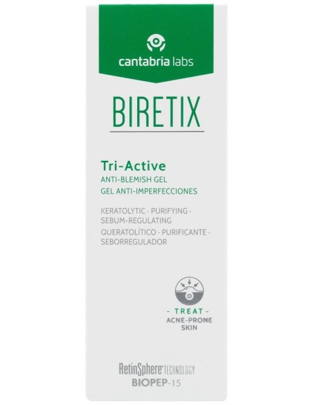 Biretix Tri-Active Gel Anti-Imperfecciones, 50 Ml