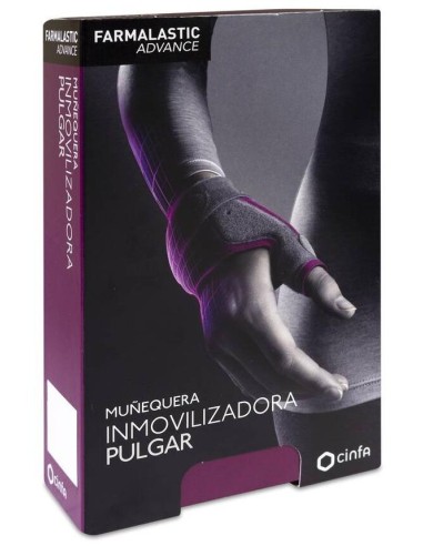 Farmalastic Advance Muñequera Inmovilizadora Pulgar T-2, 1 Unidad