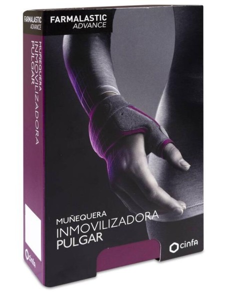 Farmalastic Advance Muñequera Inmovilizadora Pulgar T-2, 1 Unidad