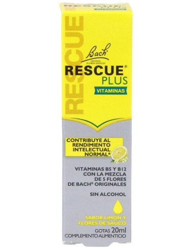 Rescue Plus Gotas Vitaminas 20Ml. Flores Bach