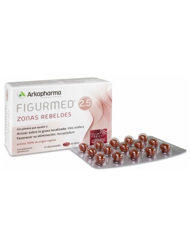 Arkopharma Figurmed Zonas Rebeldes 2.5, 60 Cápsulas