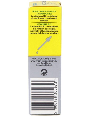 Rescue Plus Gotas Vitaminas 20Ml. Flores Bach