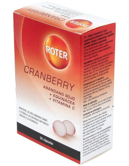 Roter Cranberry, 30 Cápsulas