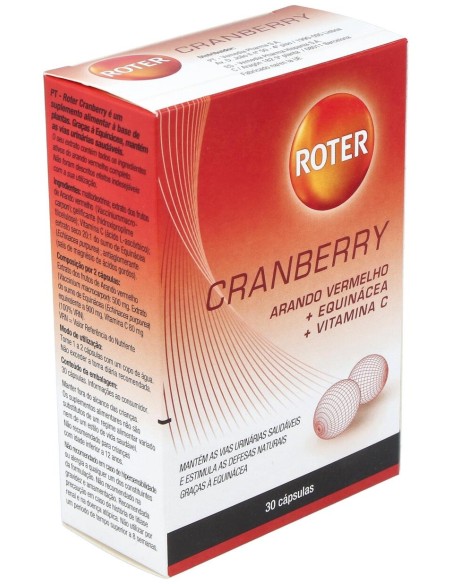 Roter Cranberry, 30 Cápsulas