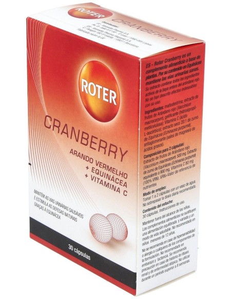 Roter Cranberry, 30 Cápsulas