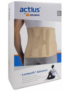 Actius Lombofit Advance Faja Sacrolumbar Semirrígida T2, 1 Ud