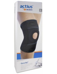 Actius Rodillera Elástica Con Flejes Talla Única, 1 Ud