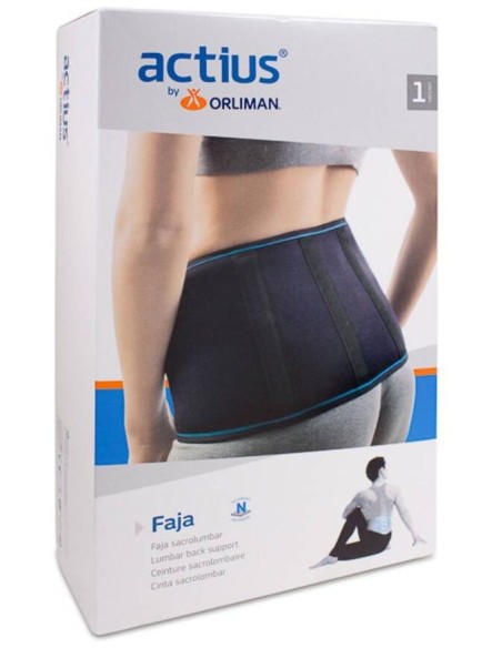 Actius Faja Sacrolumbar Neopreno Talla Única, 1 Ud