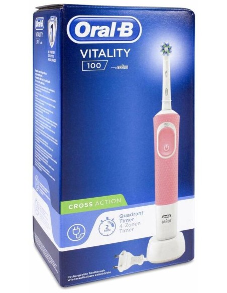 Oral-B Vitality 100 Cross Action Cepillo Eléctrico Rosa