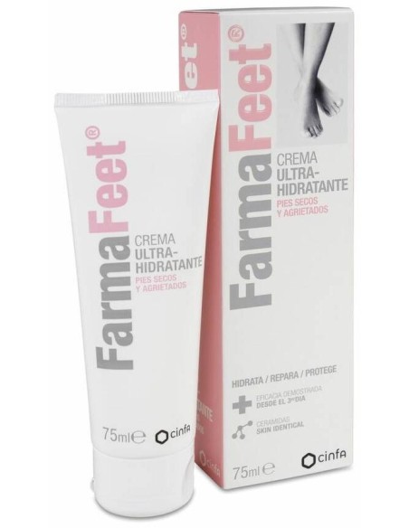 Cinfa Farmafeet Crema Ultrahidratante Pies Secos Y Agrietados 75Ml