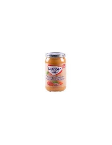 Nutribén Potitos Jamón Y Ternera Con Menestra De Verduras, 235 Gr