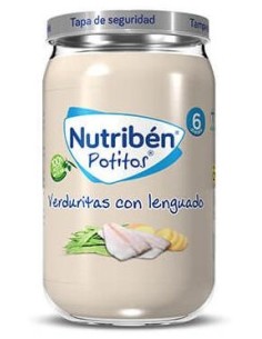 Nutribén Potitos Verduritas Con Lenguado, 235 G