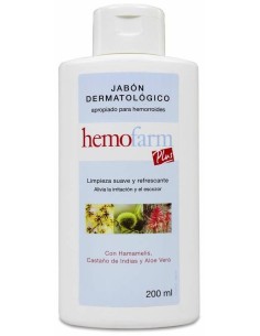 Hemofarm Plus Jabón Dermatológico, 200 Ml