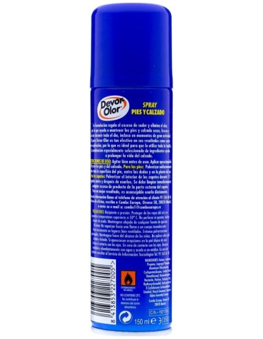 Devor Olor Desodorante Spray Pies Y Calzado 150Ml