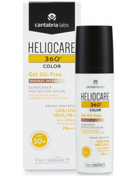 Heliocare 360º Gel Oil-Free Bronze Intense Protector Solar Spf50+ 50Ml