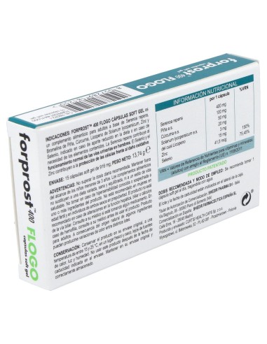 Shedir Forprost 400 Flogo, 15 Cápsulas