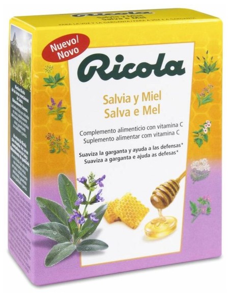 Ricola Caramelos Salvia Y Miel, 50 G