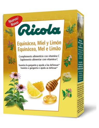 Ricola Caramelos Equinácea, Miel Y Limón, 50 G